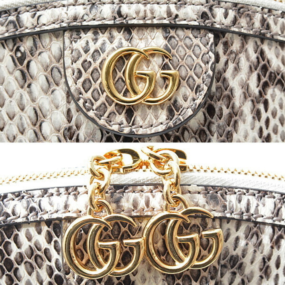 Gucci Ophidia Shoulder Bag Python White Black - image 5